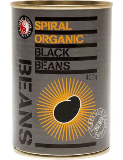 Spiral Foods Organic Black Beans (400g)