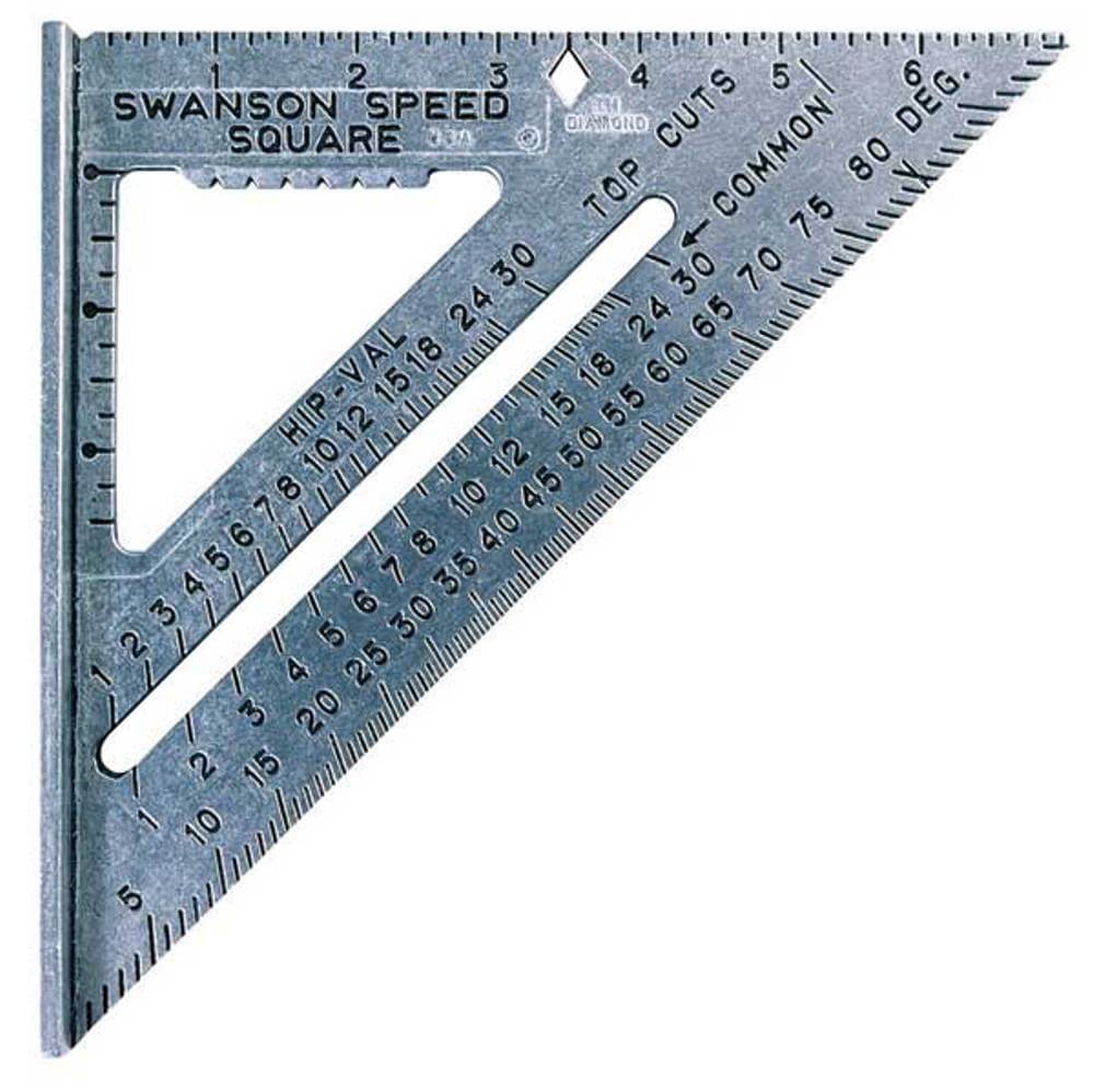 Swanson Tool Company Bulk Square W/Black Markings | S0101-BULK