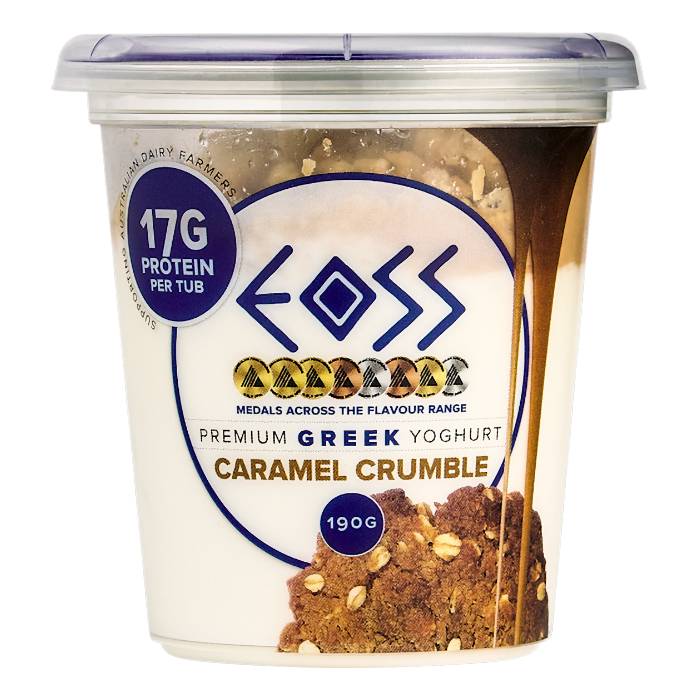Eoss P/Greek yoghurt (Caramel Crumble) 190g