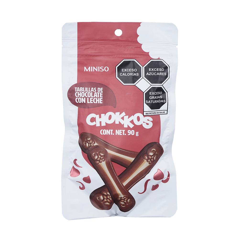 Miniso chocolate chokkos (90 g)