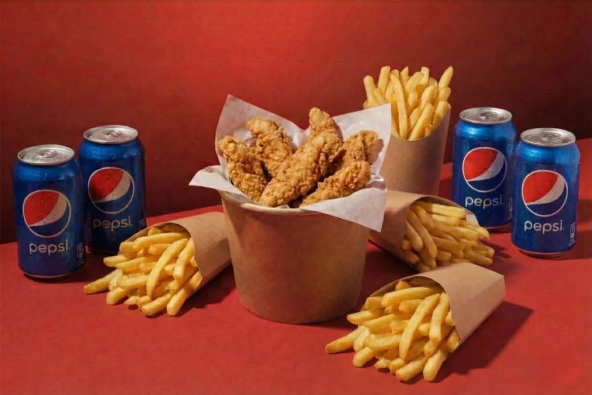 Bucket Maxi (14 Tenders  + 🍟🍟🍟🍟+🥤🥤🥤🥤)