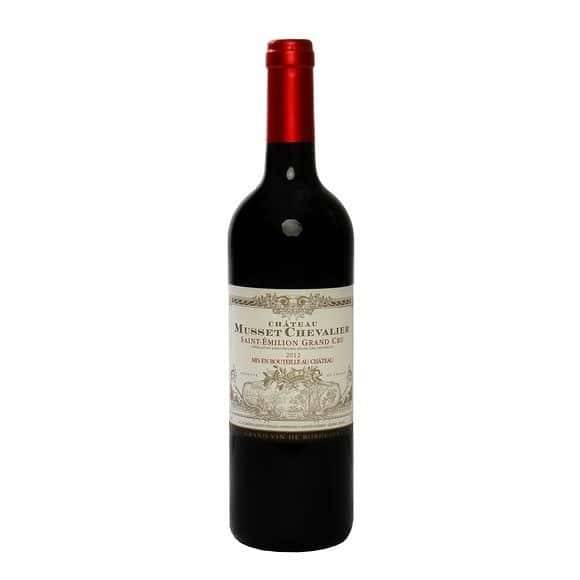 Château Musset Chevalier - Vin rouge aop saint-émilion grand cru domestique, 2012 (375ml)