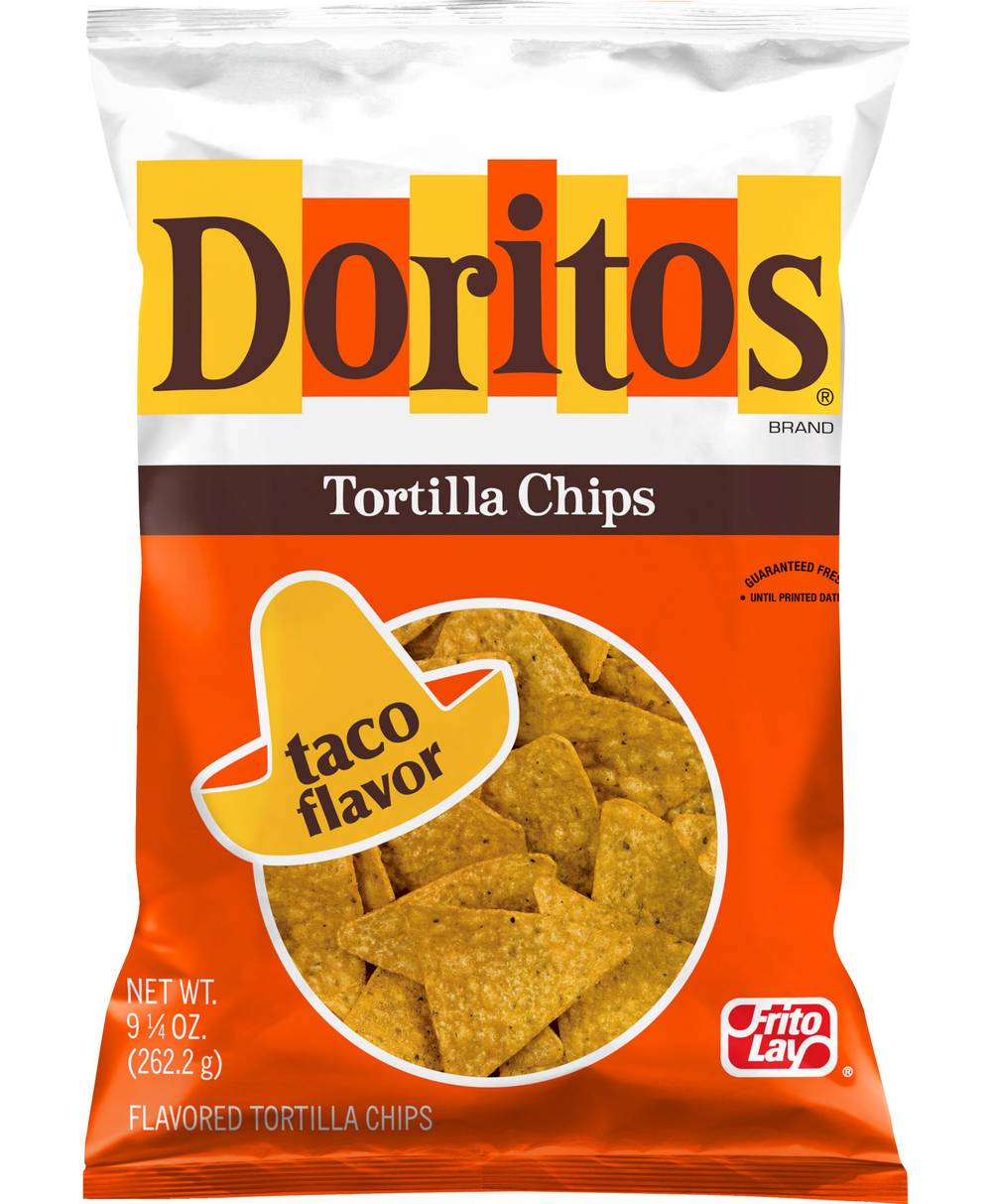 Doritos Tortilla Chips, Taco (9.25 oz)