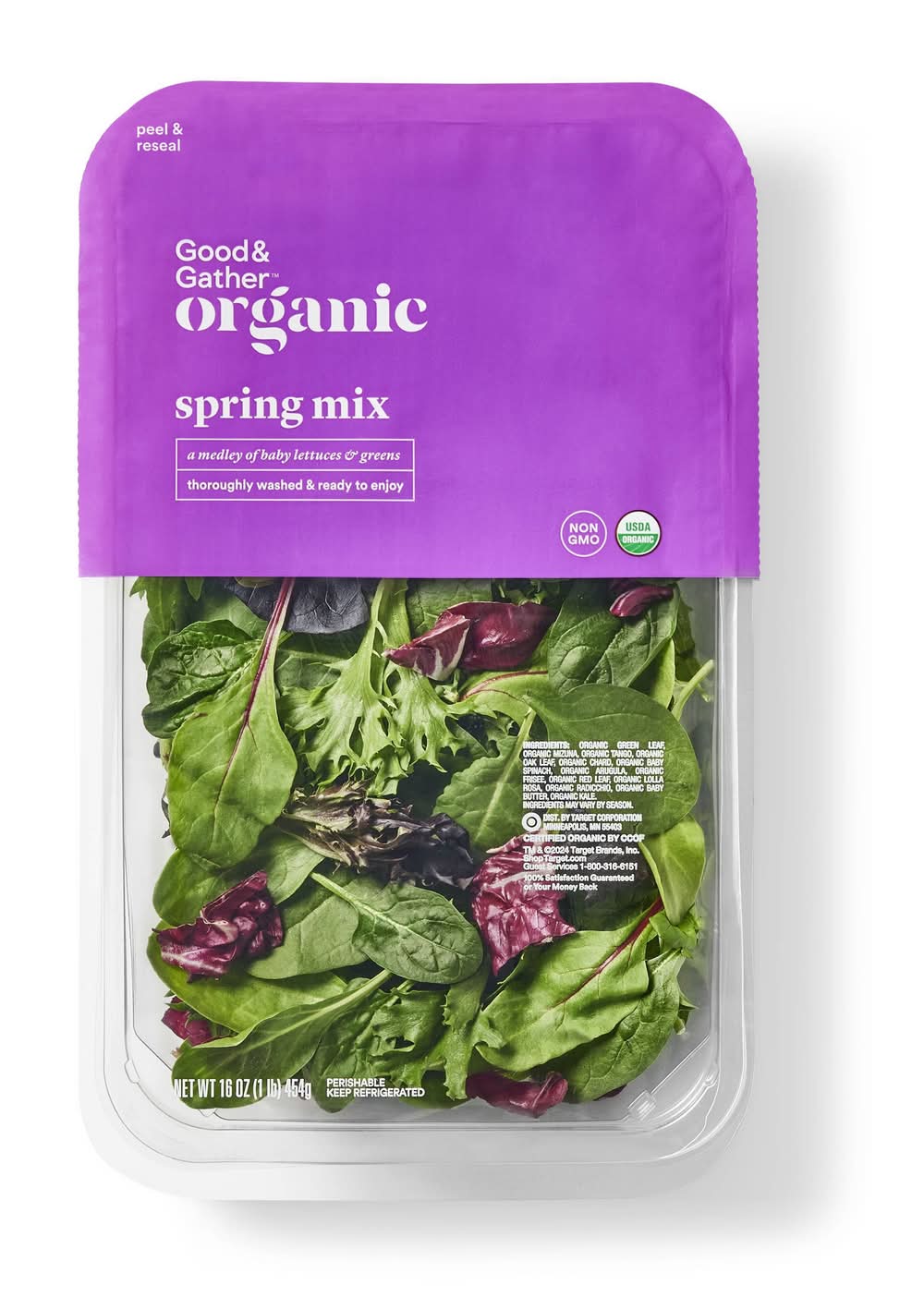 Good & Gather Organic Spring Mix Lettuce (16 oz)