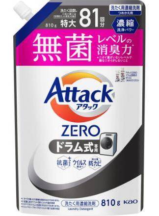 アタックゼロ　ドラム式専用　つめかえ用８１０ｇ:4901301435620