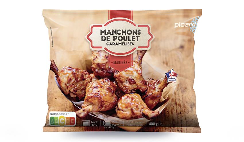 Manchons de poulet caramélisés