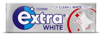 Extra Mint, White, Sugarfree Chewing Gum (10 pack)