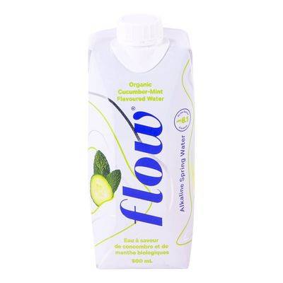Flow Organic Cucumber and Mint Flavoured Water (500 ml)