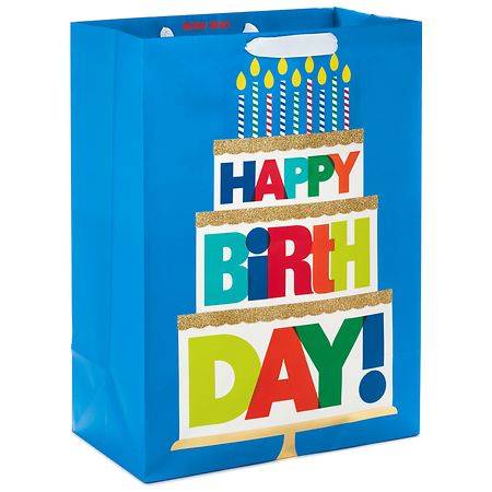 Hallmark Gift Bag Happy Birthday Cake Jumbo