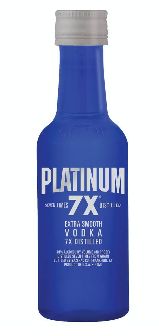 Platinum 7x Vodka (4x 50ml bottles)