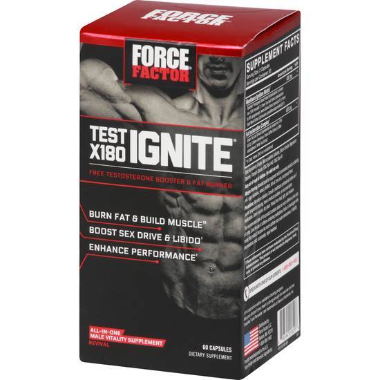 Force Factor Test X180 Ignite Testosterone Booster (60 ct)