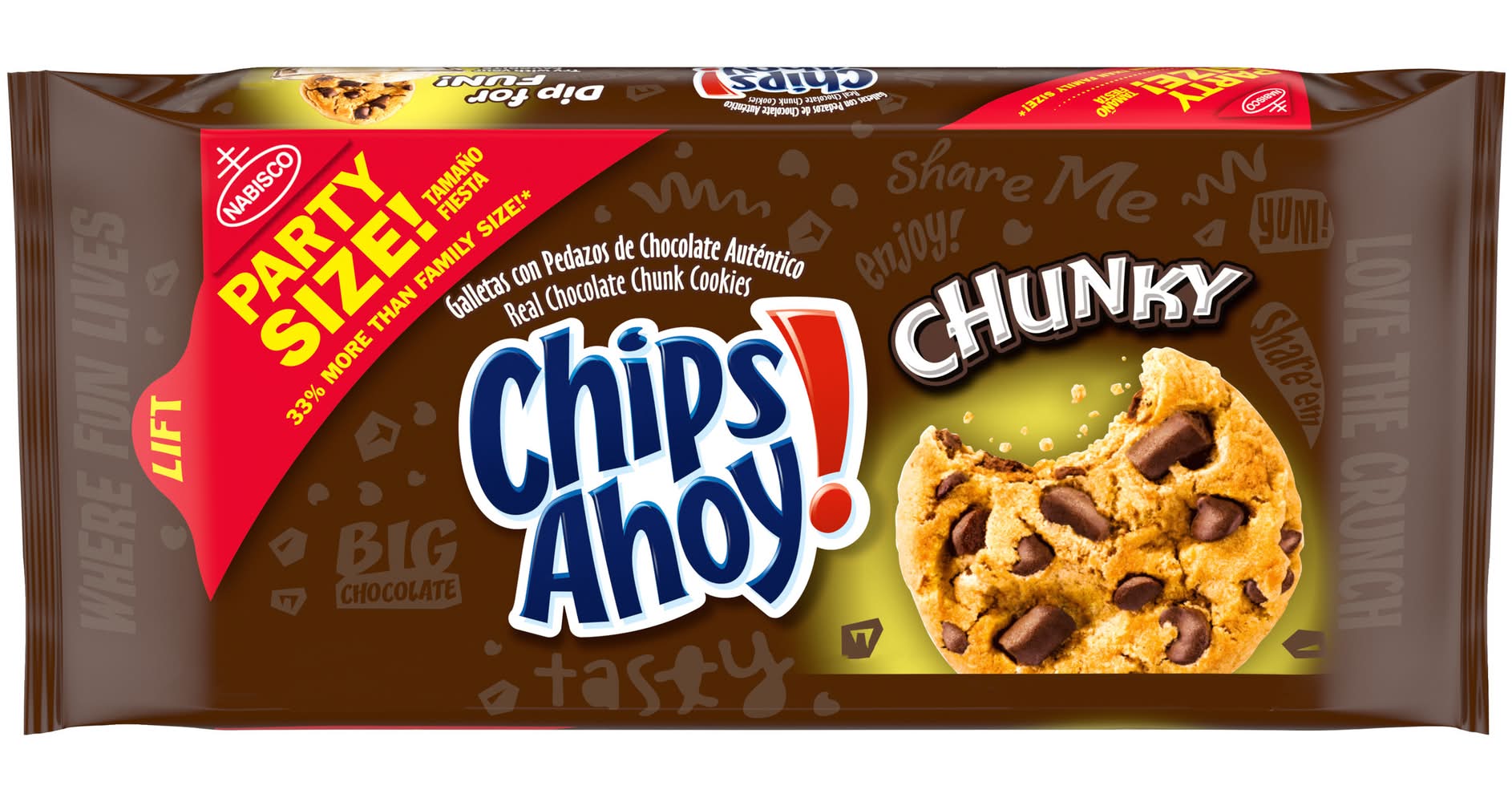 Nabisco Party Size Chunky Chocolate Cookies (1.55 lbs)