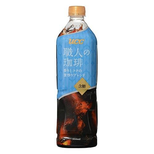 UCC職人910冰咖啡(加糖)Pet 910ml <910ml毫升 x 1 x 1BOTTLE瓶>