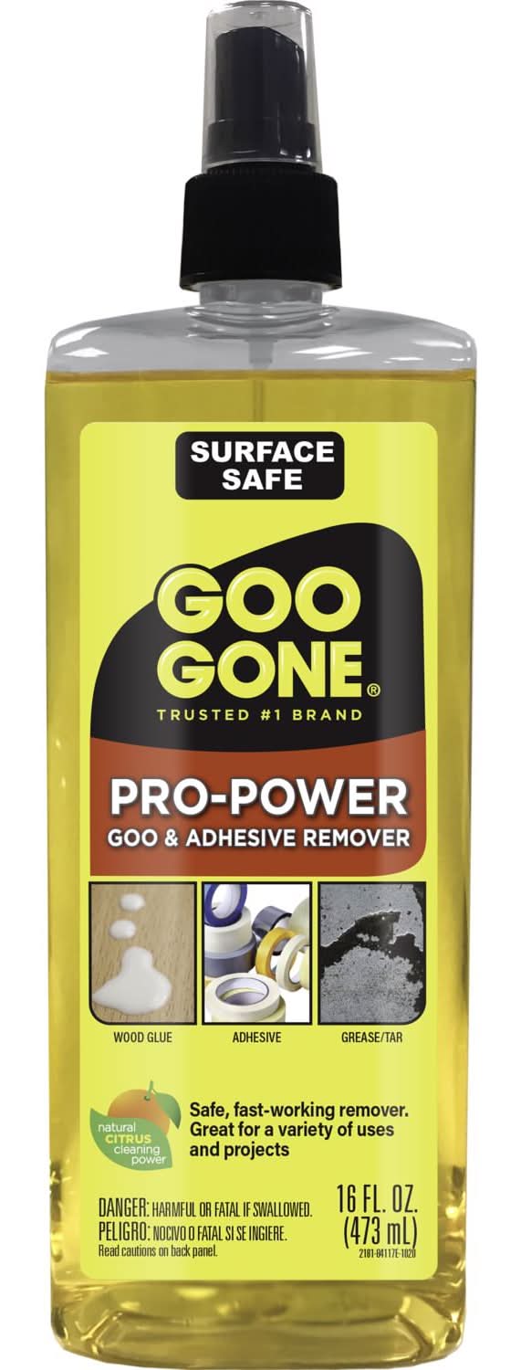 Goo Gone Liquid Adhesive Remover 16 Oz