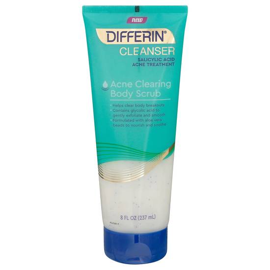 Differin Cleanser Acne Clearing Body Scrub
