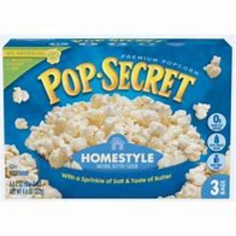 Pop Secret Popcorn Homestyle Butter 3 Count