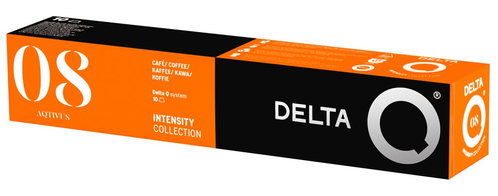 Delta Q - Café em cápsulas aqtivus, embalagem de 55 g