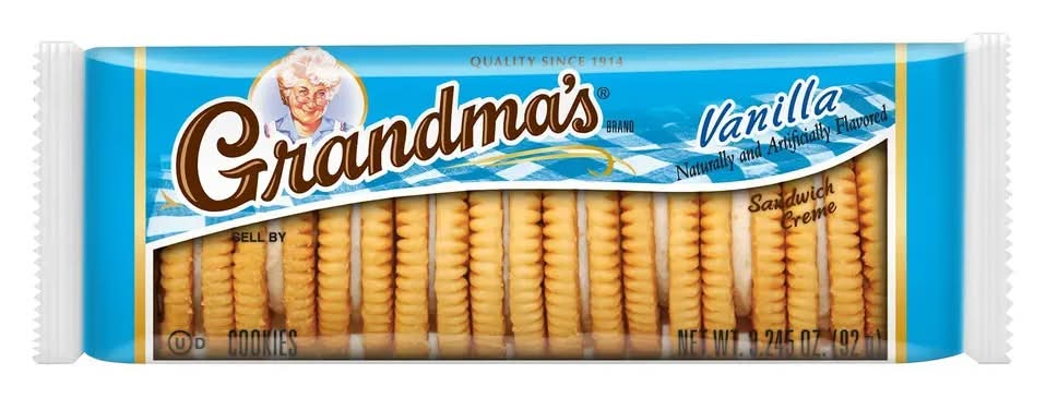 Grandma's Sandwich Creme Cookies Vanilla