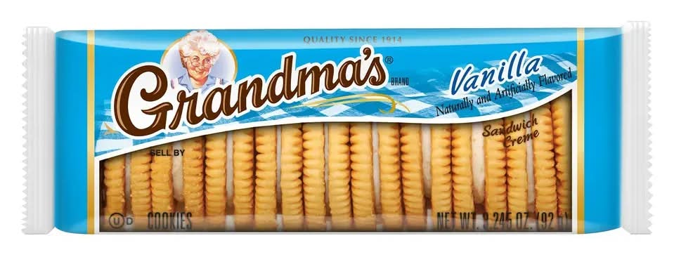 Grandma's Sandwich Creme Cookies Vanilla