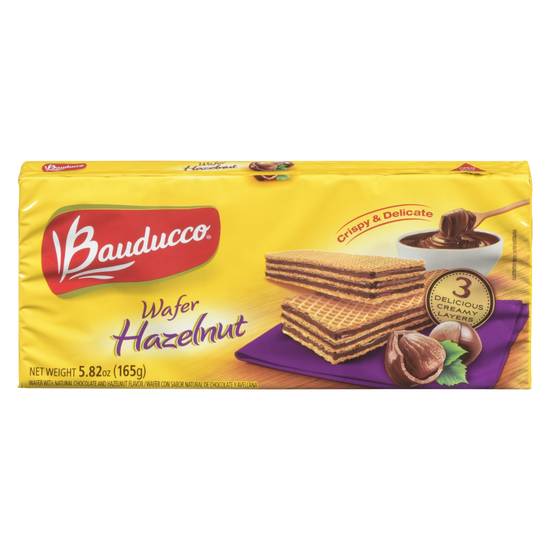 Bauducco Chocolate and Hazelnut Flavoured Wafers (165 g)