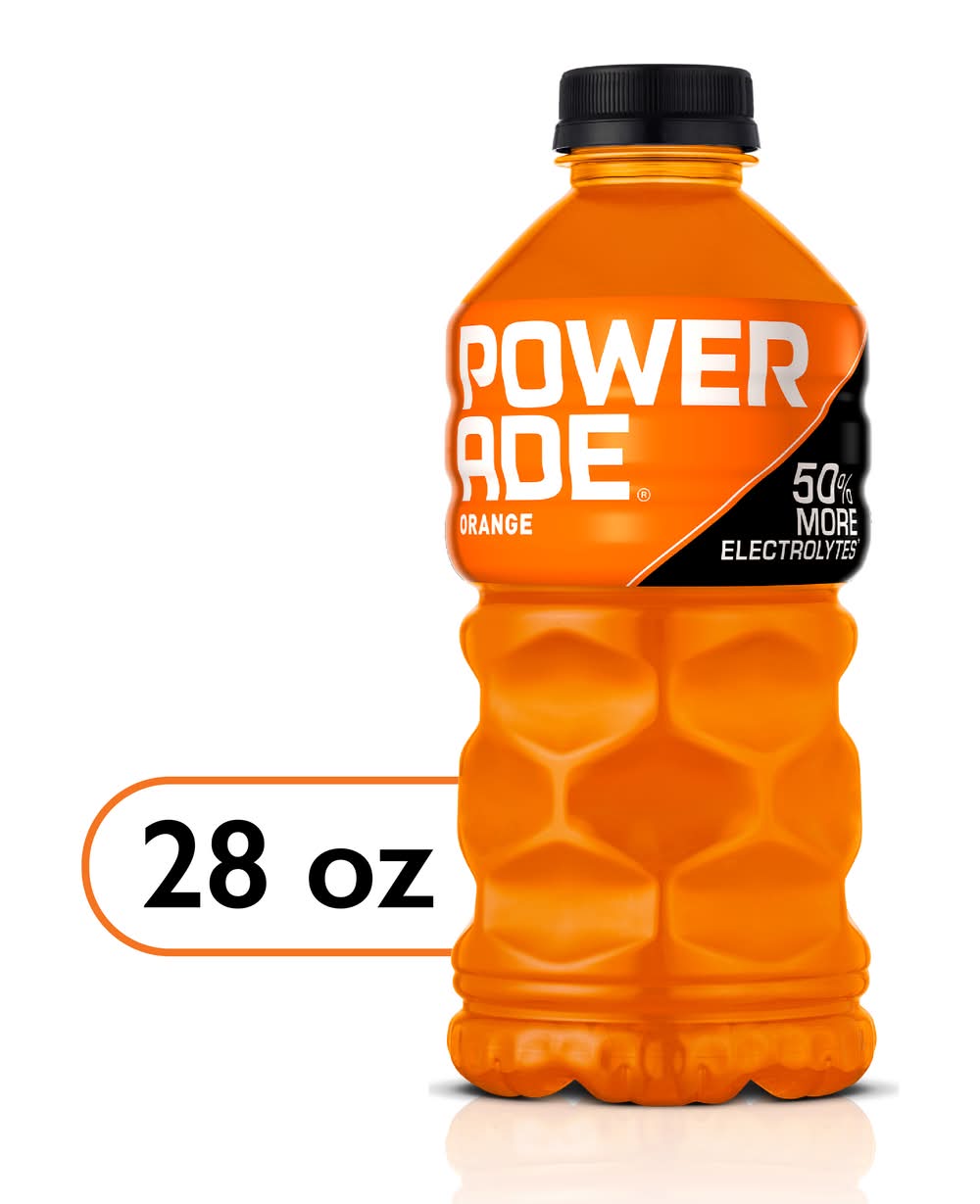 Powerade Sprots Drink With Electrolytes, Orange (28 fl oz)