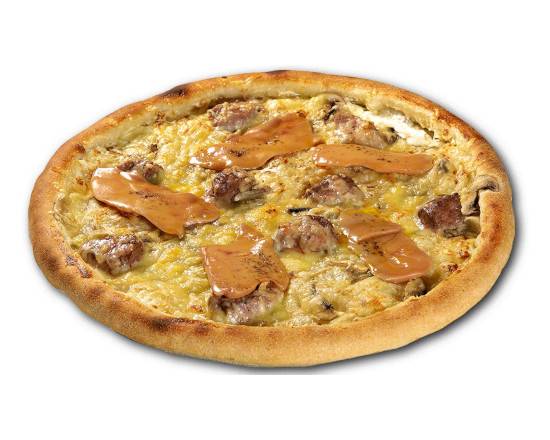 Pizza magret et foie gras