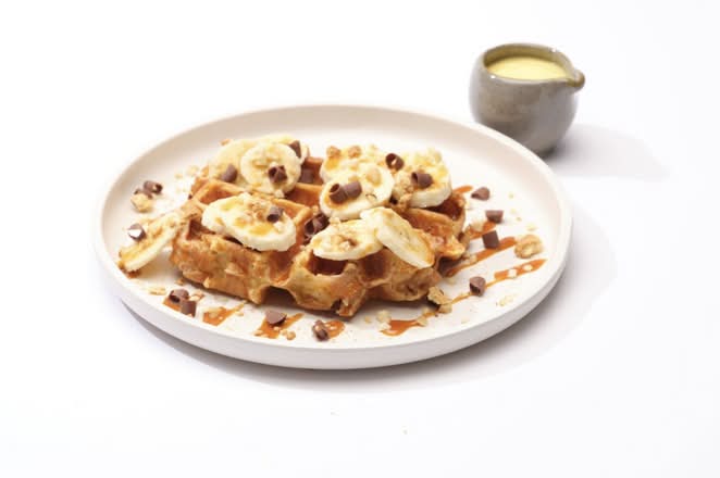 Banana Chocolate Froffle Toast