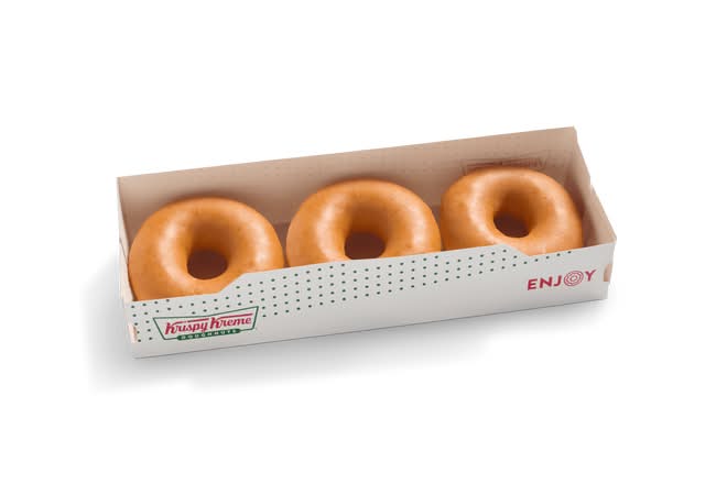 3 Count Orange Dreamsicle Original Glazed® Doughnuts