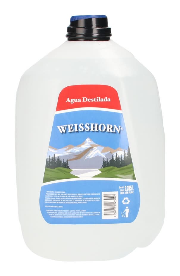 Weisshorn · Agua destilada (3,78 L)