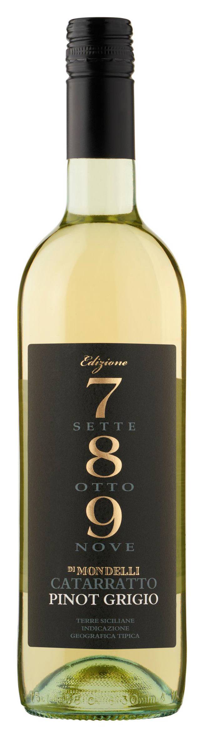 Mondelli 789 Pinot Grigio White Wine 75cl