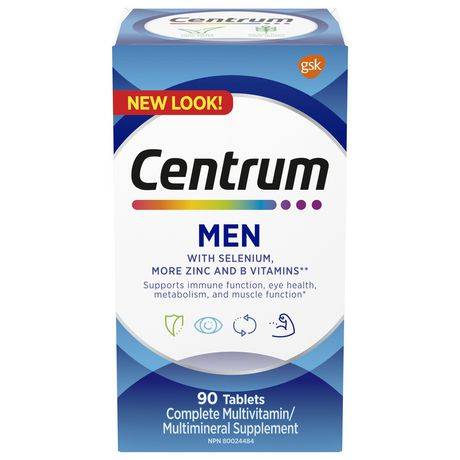 Centrum Men Multivitamin Tablets (90 units)