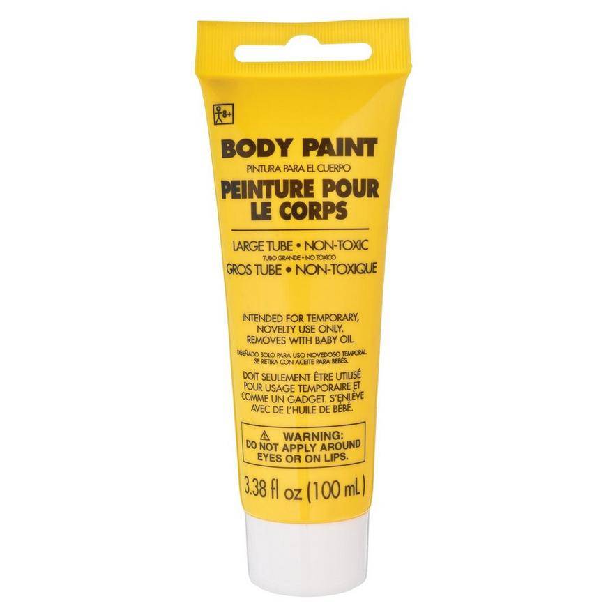 Yellow Body Paint, 3.38oz