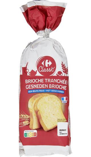 Carrefour - Brioche tranchée (500g)