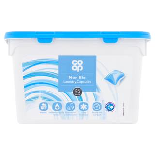 Co-Op Non-Bio Laundry Capsules 18 X 17ml (306ml)