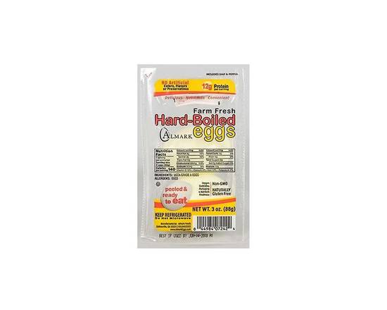 Order Almark Hardboiled Eggs 2 Pack food online from Chevron Extramile store, Everett on bringmethat.com