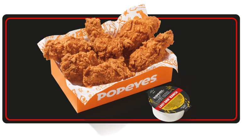 6Pc Darin' Dab Ghost Wings (Bone-in)