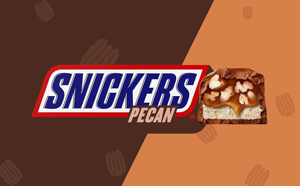 Snickers Pecans, Caramel, Nougat, Milk Chocolate King Size (2.82oz)