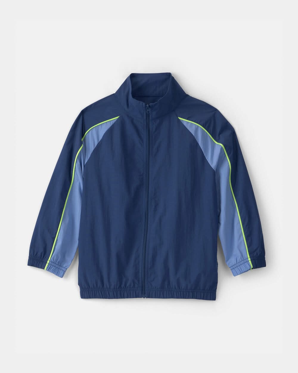 Carter's Boys Colorblock Active Zip Up Jacket, 14, Blue