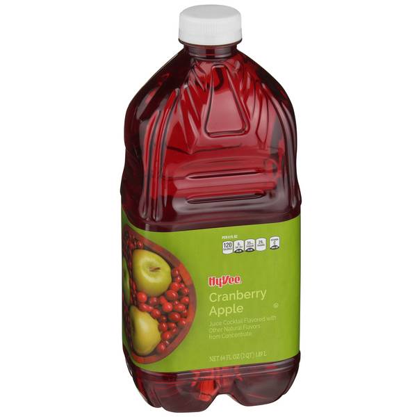 Hy-Vee 100% Juice (64 fl oz) (cranberry-apple )