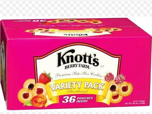 Knotts - Berry Farm Cookies Variety Pack - 36ct/2oz (1X36|Case of 1)