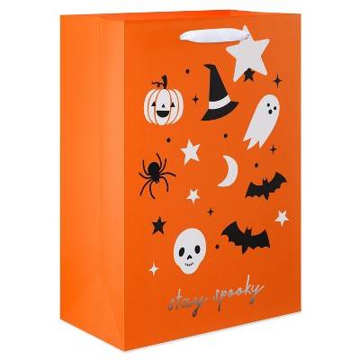 1ct Halloween Medium Gift Bag, Halloween Icons