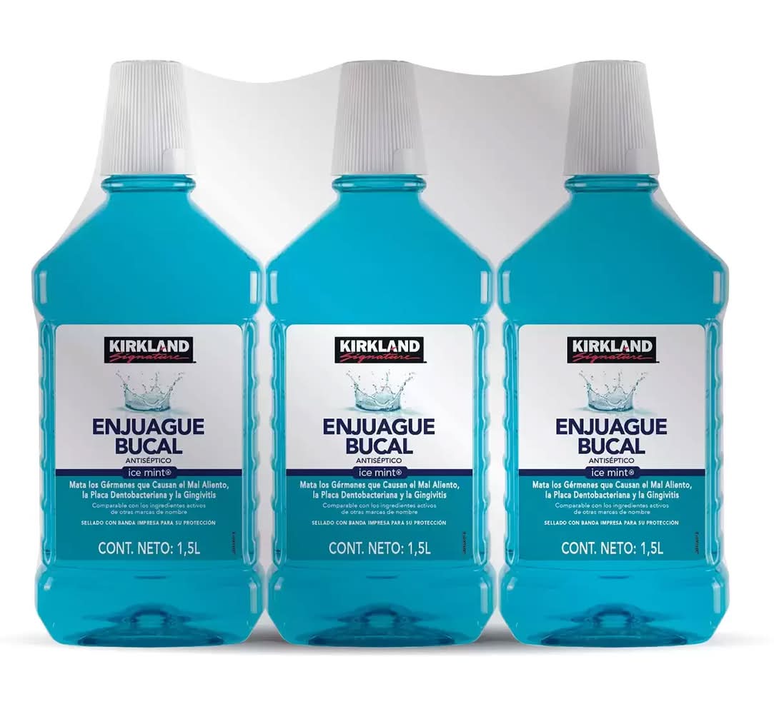 Kirkland Signature · Enjuague bucal ice mint (4,5 L)