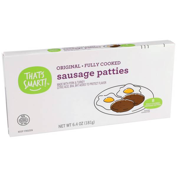 That's Smart Original Fully Cooked Sausage Patties