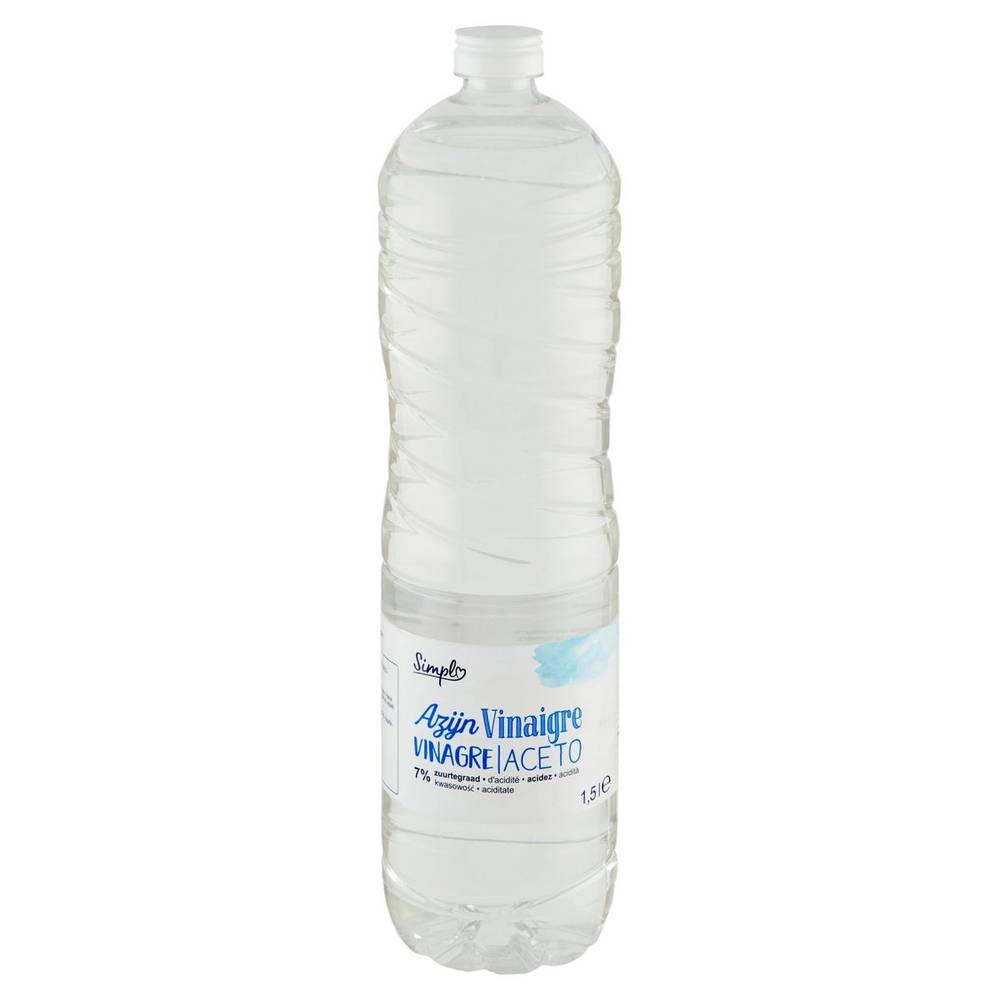 Simpl Vinaigre 7% d''Acidité 1.5 L