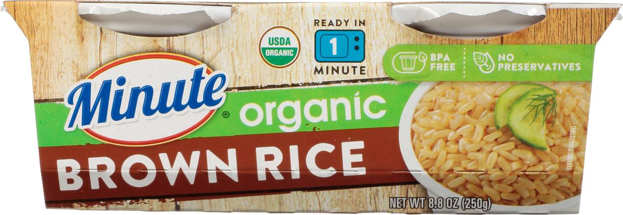 Minute Organic Brown Rice (2 x 4.4 oz)