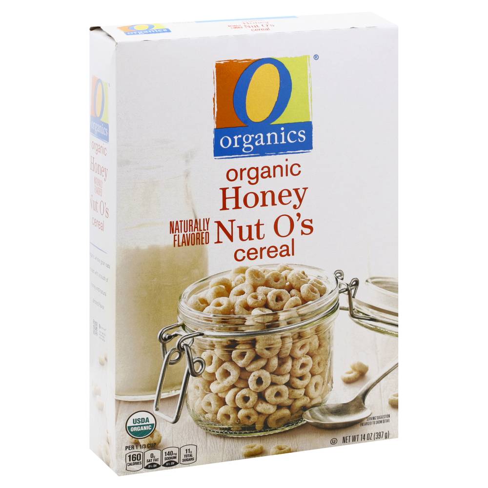 O Organics Organic Honey Nut O's Cereal (14 oz)