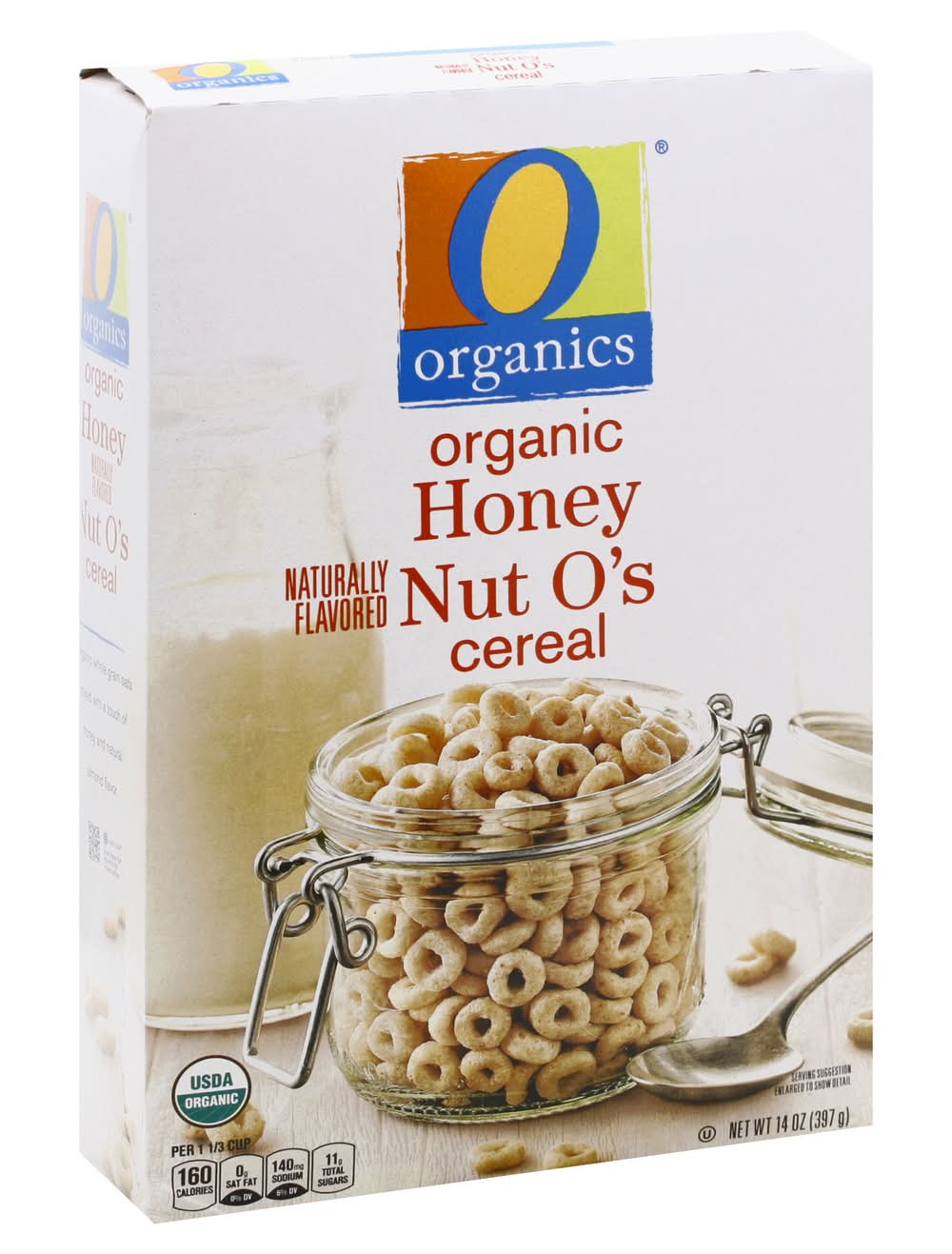 O Organics Organic Honey Nut O's Cereal (14 oz)