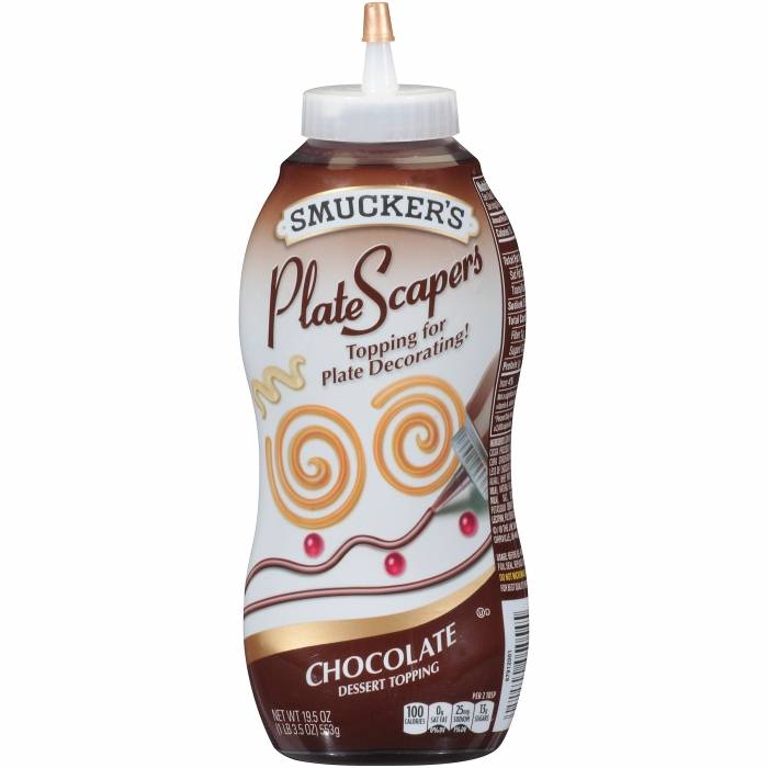 Smucker's Plate Scrapper - Chocolate Flavored Topping - 19.5 oz