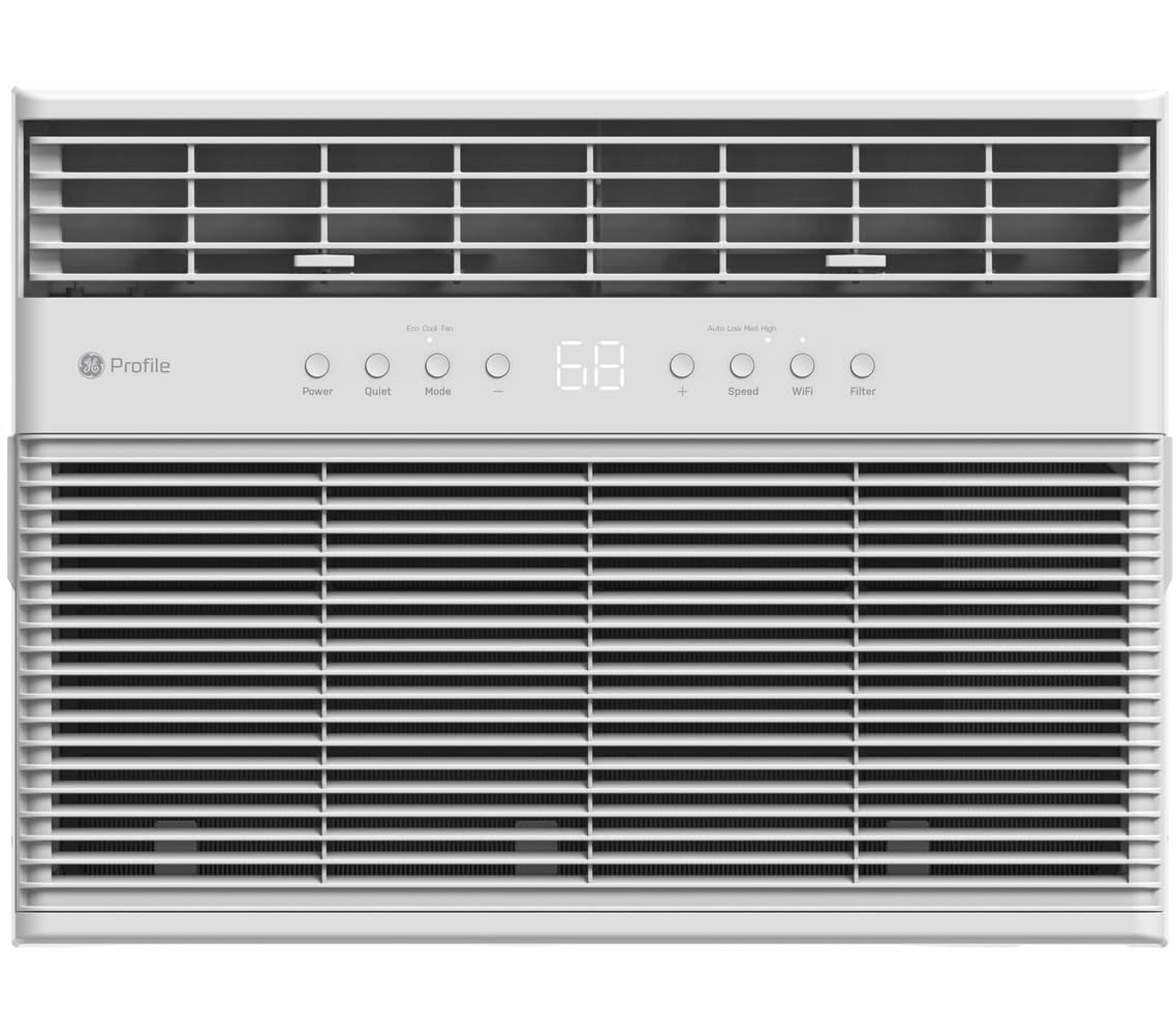 GE Smart Electronic Inverter Medium Room Window Air Conditioner , Remote Included ( 115-Volt , 8000-BTU ) ENERGY STAR Certified