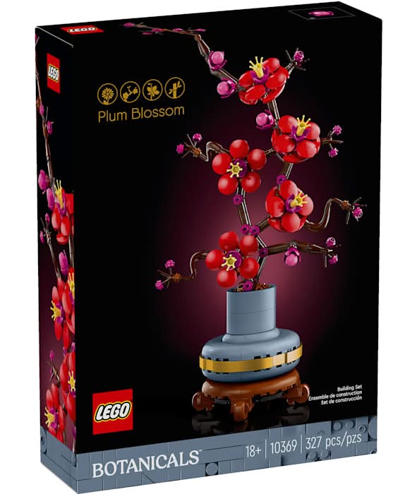 LEGO Icons Plum Blossom Flower Décor Display Set For Office Décor 10369 (327 ct)